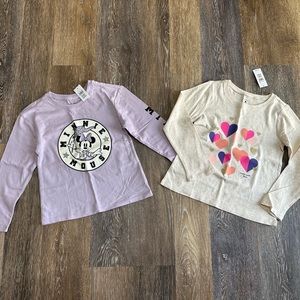 Gap bundle of little girls toddler size 5t long sleeve shirts